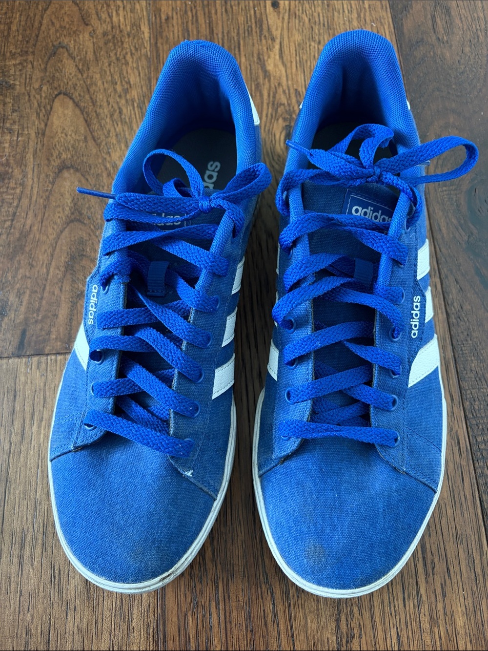 EUC Blue Adidas Sneakers